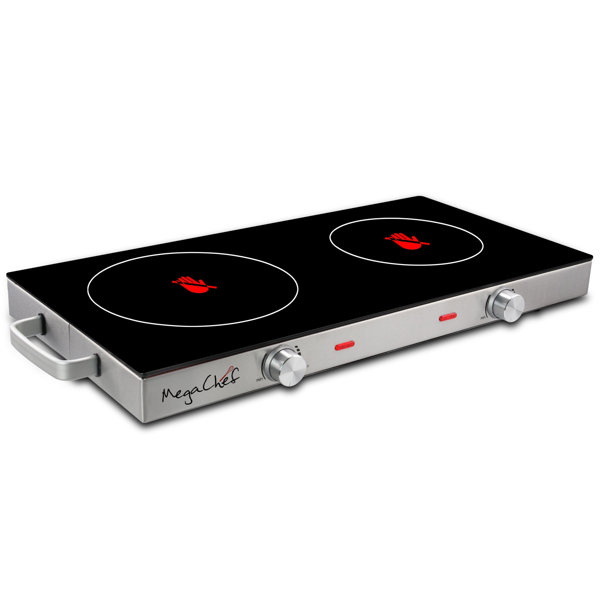 Mega Chef Electric Double Burner Hot Plate & Reviews Wayfair
